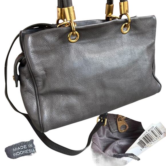 Marc by Marc Jacobs Too Hot to Handle Leather Satchel Handbag Purse - Picture 4 of 10